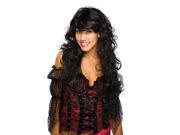 Chic Black Red Costume Wig