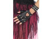 Punk Studded Costume Wristband Adult One Size