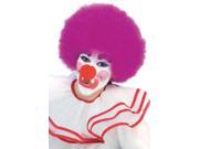 Clown Curly Afro Adult Costume Purple Wig