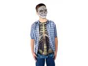 Skeleton Guts Photo Real Shirt Child Costume Medium