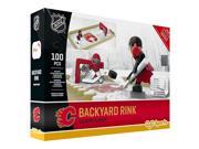 Calgary Flames OYO Sports Mini Figure NHL Backyard Rink Set