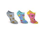 Candy Crush Color Bomb Ladies Socks 3 Pack