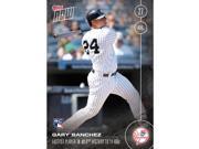 MLB NY Yankees Gary Sanchez 400 Topps NOW Trading Card