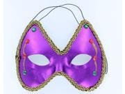 Mardi Gras Eye Costume Mask Purple