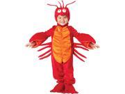 Lil Lobster Costume Toddler Small 3T