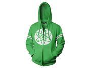 Big Bang Theory Atom Zip Up Hoodie Adult Sweatshirt Small