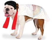 Elvis White Cape Pet Costume