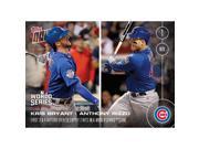 MLB Chicago Cubs Kris Bryant Anthony Rizzo 655 2016 Topps NOW Trading Card