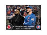 MLB Chicago Cubs David Ortiz Kris Bryant OS 1 2016 Topps NOW Trading Card