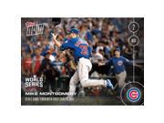 MLB Chicago Cubs Mike Montgomery 662 2016 Topps NOW Trading Card