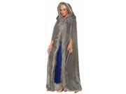Womens Medieval Fantasy Elf Renaissance Costume Grey Cape Womens Medieval Fantasy Elf Renaissance Costume Grey Cape