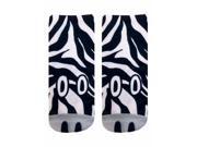 Zebra Photo Print Ankle Socks Zebra Photo Print Ankle Socks