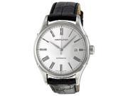 Hamilton Valiant Silver Dial Leather Strap Mens Watch H39515754