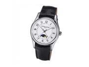 Frederique Constant Runabout Moonphase White Dial Mens Watch FC 330RM6B6