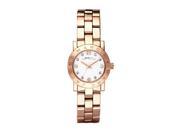 Marc Jacobs Mini Amy White Dial Rose Gold tone Steel Ladies Watch MBM3078