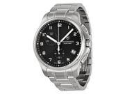 Victorinox Swiss Army Officers Black Dial Stainless Steel Mens Watch 241592
