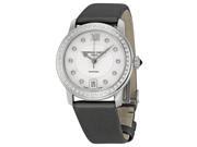 Frederique Constant Slimline Mother of Pearl Diamond Ladies Watch FC 303WHD2PD6