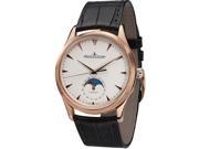Jaeger LeCoultre Master Ultra Thin Moonphase Ivory Dial Leather Watch Q1362520