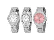 August Steiner Dazzling Diamond Ladies Watch Set AS8063SS