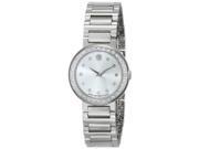 Movado Concerto Silver Dial Stainless Steel Ladies Watch 0606793