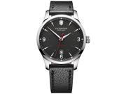 Victorinox Alliance Mechanical Automatic Black Dial Leather Mens Watch 241668
