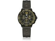 Tag Heuer Formula 1 Chrono Black Yellow Dial Black Rubber Watch CAU111EFT6024