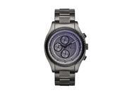 Armani Exchange Grey Violet tinted Dial Gunmetal Ion plated Watch AX1606
