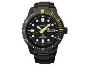 Seiko Prospex Automatic Black Dial Black Ion plated Mens Watch SRP633