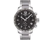 Tissot Quickster Chronograph Anthracite Dial Steel Mens Watch T0954171106700