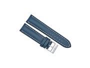 Breitling Leather Strap 22 mm Blue