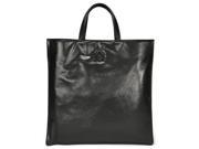 Loewe Vega Shopper Black Leather Tote Handbag