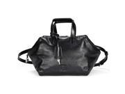 Loewe Origami Cubo 18 Black Leather Handbag