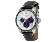 Certina DS Podium Chronograph Automatic Silver Dial Black Leather Mens Watch C001.614.16.037.00