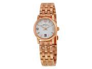 Marc by Marc Jacobs Farrow White Dial Rose Gold tone Ladies Watch MBM3438