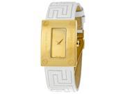 Versace V Couture Gold Dial White Leather Ladies Watch 72Q70D999 S001