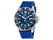 Brooklyn Waterbury Sports Diver Blue Dial Swiss Quartz Watch 302 M1223