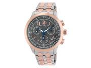 Brooklyn Prince Swiss Quartz Chronograph Grey Dial Mens Watch