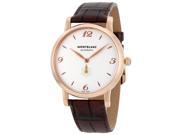 MontBlanc Star Automatic White Dial Rose Gold Mens Watch 107076