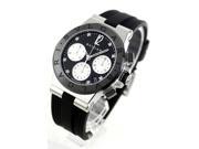 Bvlgari Diagono Black Lacquered Diamond Dial Chronograph Ladies Watch 102049