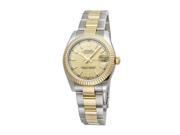 Rolex Datejust Lady 31 Champagne Dial Stainless Steel and 18K Yellow Gold Rolex Oyster Automatic Watch 178273CSO