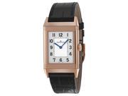 Jaeger LeCoultre Grande Reverso Ultra Thin Silver Dial Leather Watch Q2782520