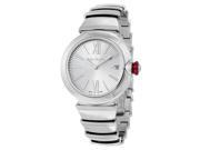 Bvlgari Lvcea Automatic Silver Dial Stainless Steel Ladies Watch 102383