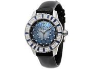 Dior Christal Blue Mother of Pearl Dial Diamond and Sapphire Ladies Watch 113510A002
