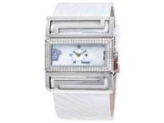 Versace Deaville Mother of Pearl Dial Diamond Snakeskin Leather Ladies Watch VSQ91D001 S001