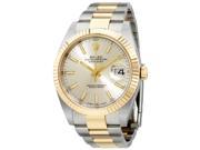 Rolex Datejust 41 Silver Dial Steel and 18K Yellow Gold Oyster Mens Watch 12633SSO