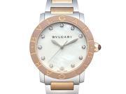 Bvlgari BVLGARI White Mother of Pearl Diamond Dial 37mm Automatic Ladies Watch 102012