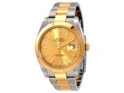 Rolex Datejust 41 Champagne Dial Steel and 18K Yellow Gold Oyster Mens Watch 126303CSO