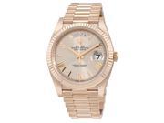 Rolex Day Date 40 Sundust Dial 18K Everose Gold President Automatic Mens Watch 228235SNRP