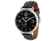 Bell and Ross Reserve De Marche Automatic Black Leather Mens Watch BRWW197BLST