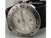 Mens Croton Rubber Day Date Watch CA301122BSDW